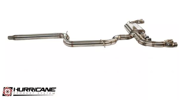 Hurricane Exhaust 3.5" ECE Klappenanlage für Cupra Leon 300 4 KL